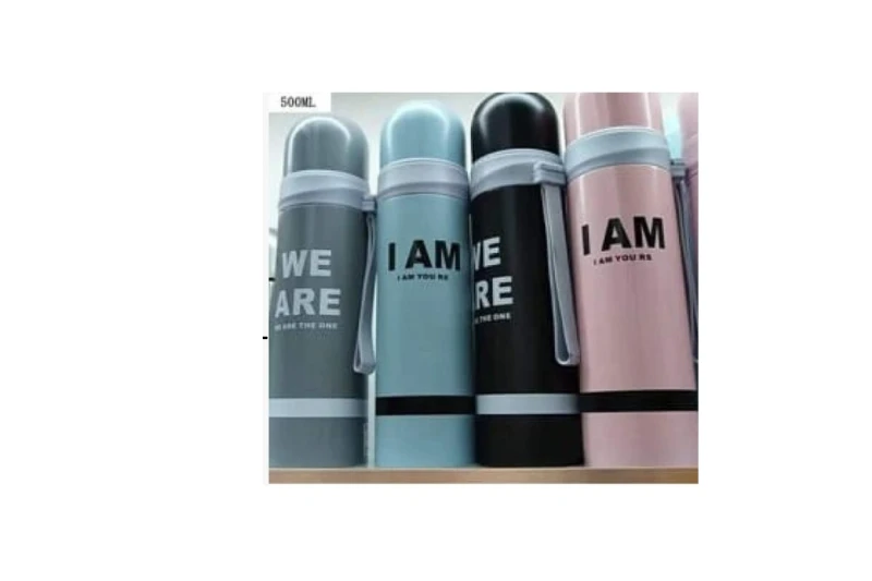 Termos 500 ml Pvc + Fier + Silicon A-14871 Wei